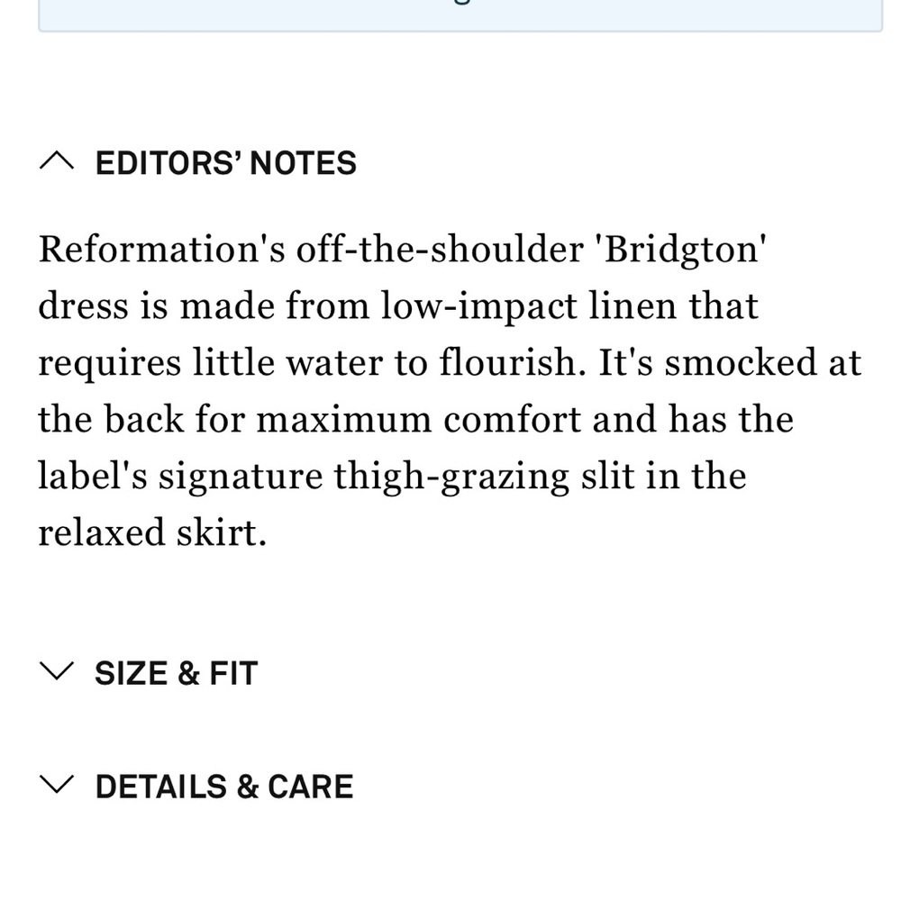 💫SALE Reformation Bridgton Linen Midi Dress Off Shoulder - Picture 6 of 14